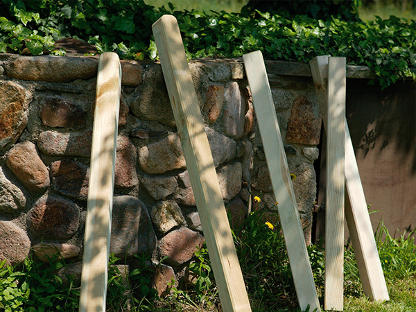 POSTE MADERA CUADRADO 9X9 CM 2021856 NORTENE 100 CM