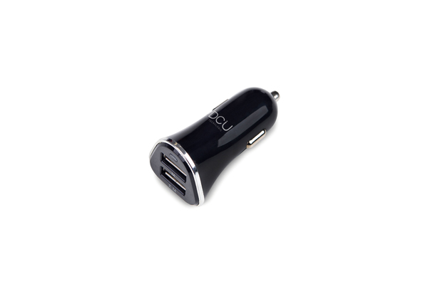 CARGADOR COCHE 2XUSB 1MT NEGRO 36100300 DCU 3,1 AMP