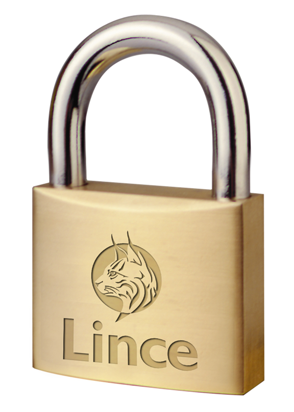 CANDADO LATON 300 LINCE 25 MM