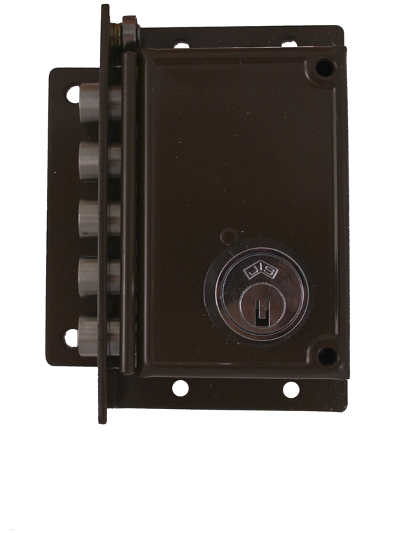 CERRADURA SOBREPONER IZDA 5239 MARRON JIS 70