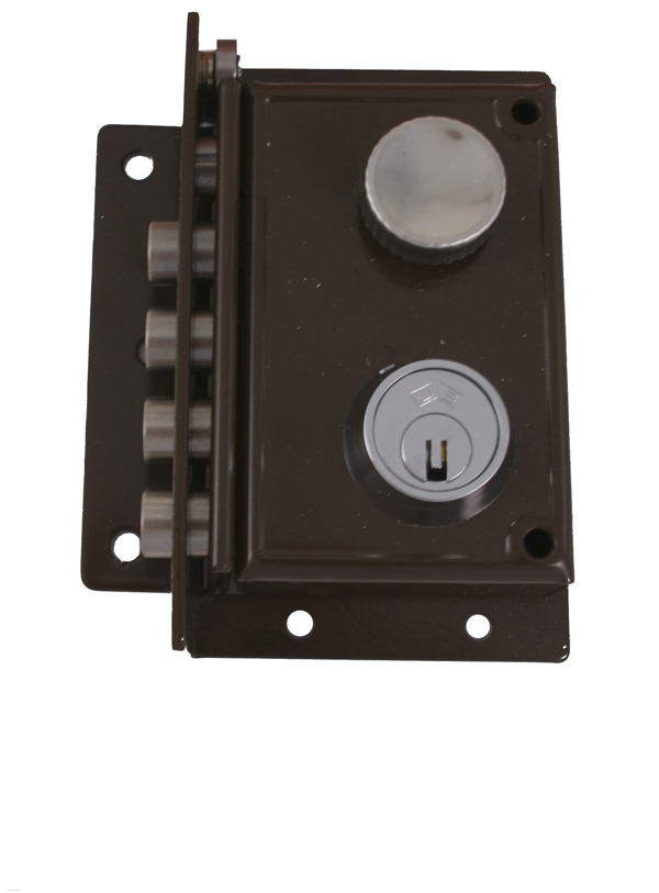 CERRADURA SOBREPONER IZDA 5240 MARRON JIS 70