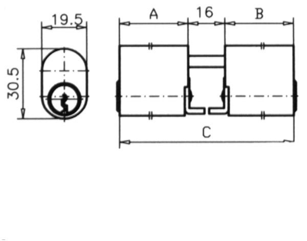 BOMBILLO OVALADO HOMOLOG ERZ 1964LP ERZ5964/3030/3 CVL 30X30 MM