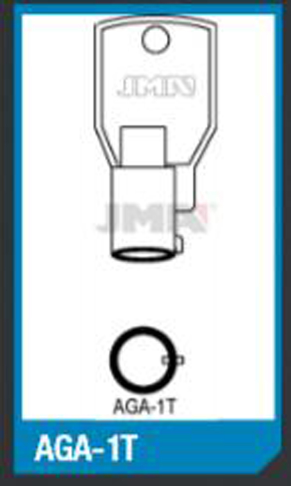 LLAVE EN BRUTO TUBULAR AGA-1T JMA -