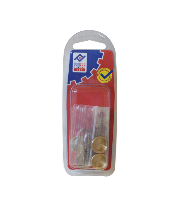 EMBELLECEDOR LISO LATON B 4 PZ PT0643 PROFER TOP 16 MM