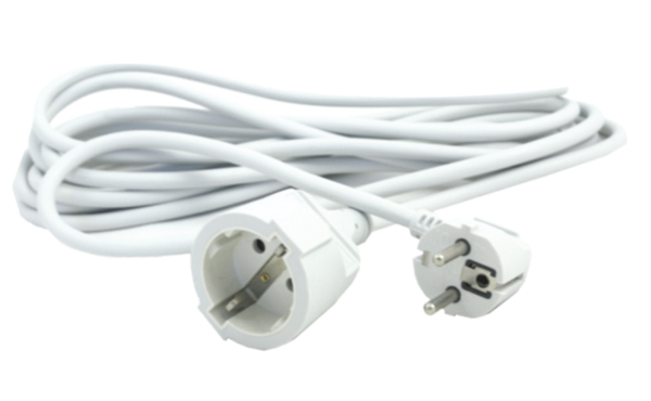 PROLONGADOR CABLE BLANCO 3G1.5 16A 9212 SILVER 2 M