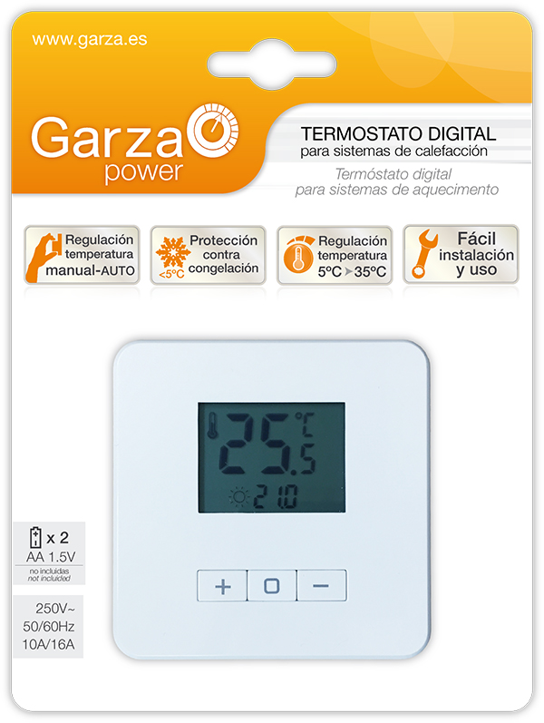 CRONOTERMOSTATO DIGITAL RADIOF 400617 GARZA -
