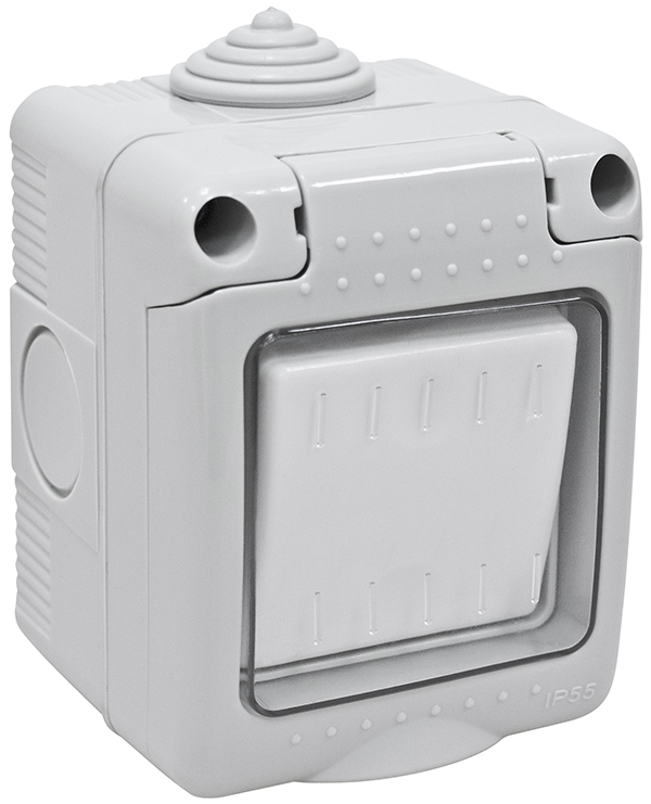 INTERRUPTOR SUPERFICIE ESTANCO IP55 PH1461 PROFER HOME 10:00 a. m.
