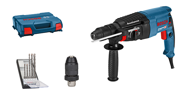 MARTILLO ATORN 26MM + SET 5 BROCAS  BOSCH 830 W