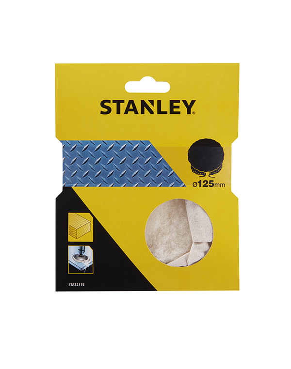 BONETE ABRILLANTAR DE LANA STA32115-XJ STANLEY 125 MM