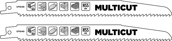 HOJA SIERRA SABLE METAL BL 2U. 49571040 EINHELL 180 MM