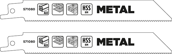 HOJA SIERRA SABLE METAL BIM BL 2U. 49571080 EINHELL 130 MM