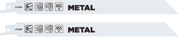 HOJA SIERRA SABLE METAL BIM BL 2U. 49571085 EINHELL 205 MM