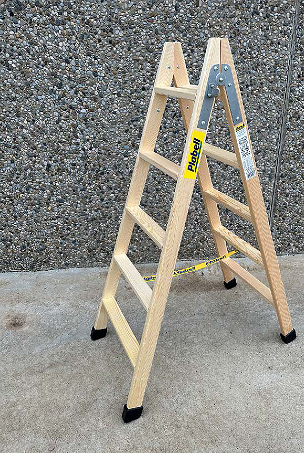 ESCALERA MADERA PLANO 4 PELDA—OS BLD04P-60 PLABELL 1,15 M