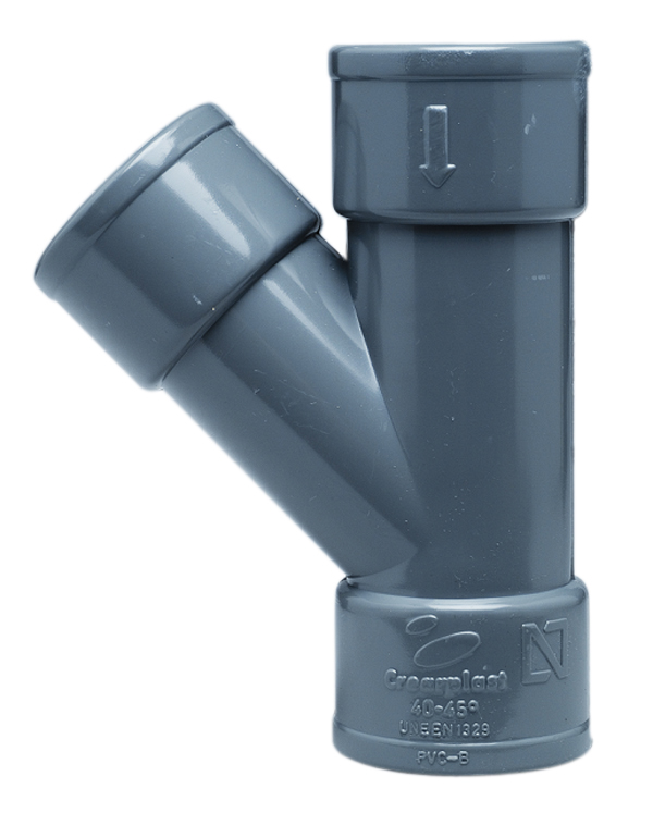 DERIVACION PVC H H 45 DS-07 200602 CREARPLAST 50 MM