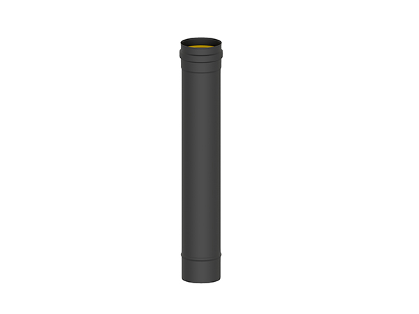 TUBO ESTUFA VITRIFICADO MATE PELLET 1 MT PVT080 EXOJO 80 MM