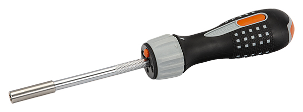 DESTORNILLADOR CARRACA 6P.+LED 808050L BAHCO 1/4''