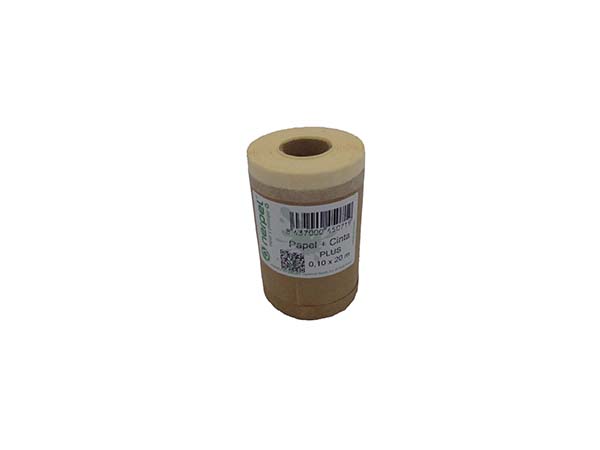 PAPEL KRAFT PLUS C/CINTA 20 M 2510 NERPEL PLUS 10 CM