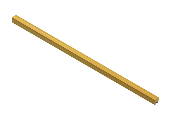 KIT CORREDERA 70 ESSENTIAL TIMBER 94832 SAHECO 2 M