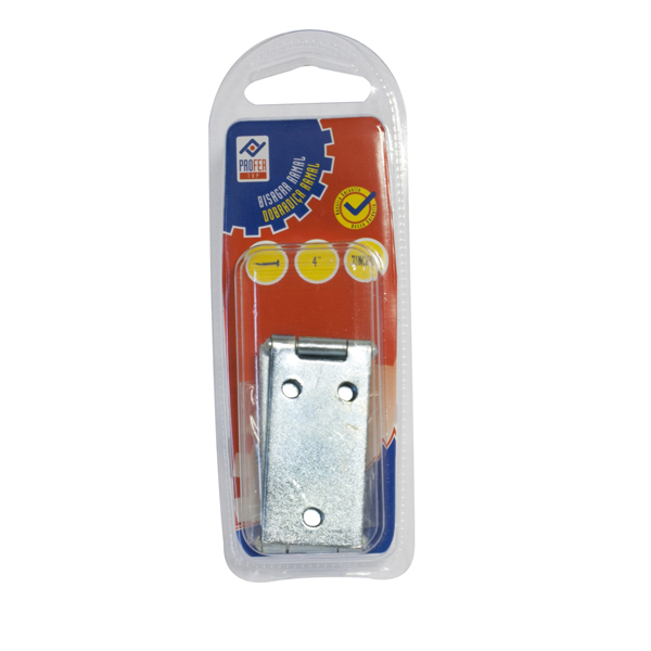 BISAGRA RAMAL C/TORN ZN BL. 2 PT1212 PROFER TOP 4''