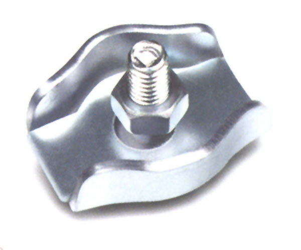 SUJETACABLE PLANO SIM.ZN C/100 SPS204 DAMESA 4 MM