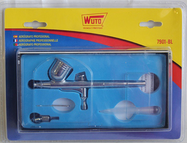 AEROGRAFO PROFESIONAL METAL 7901 BL WUTO -