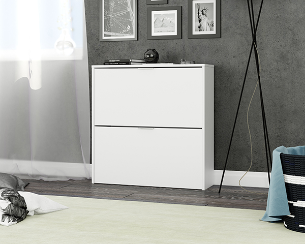 ZAPATERO 2 PUERTAS BLANCO 78730 FORES 76X75X22CM
