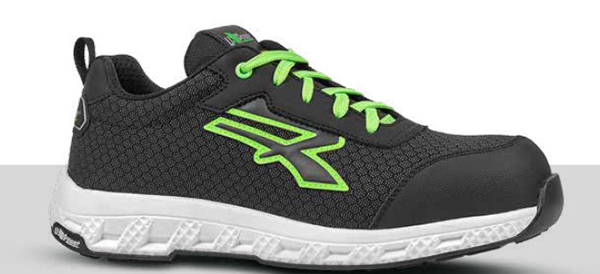 DEPORTIVO S3 SRC PU+PL NEGRO/VERDE MITCH U-POWER 38
