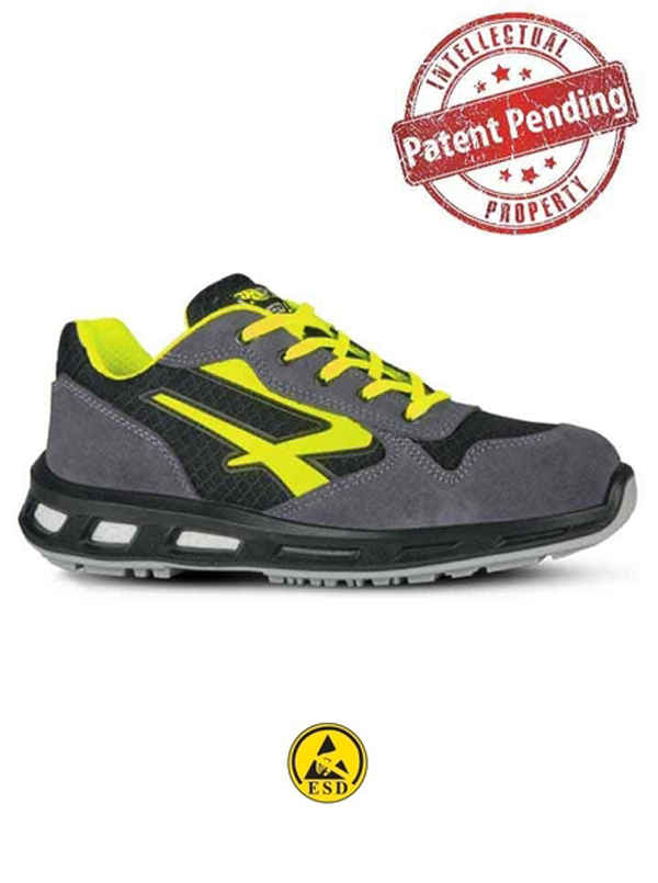 DEPORTIVO PIEL FELPA S1P PU+PL YELLOW U-POWER 46