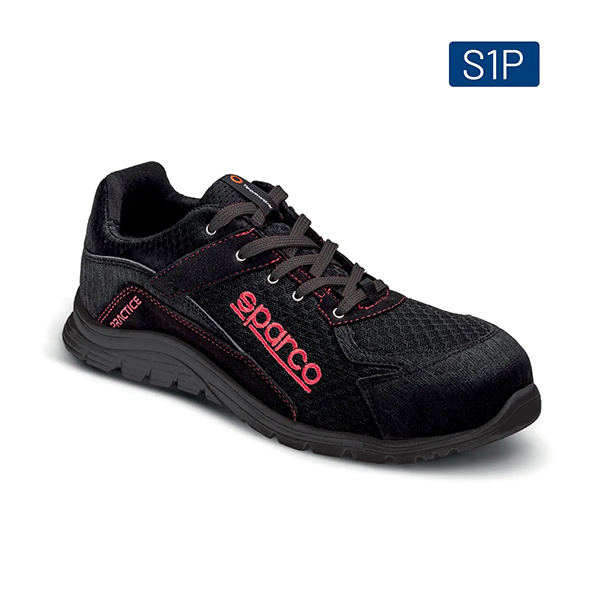 DEPORTIVA TRANSPIRABLE S1P PRACTICE SCARPA NR/NR SPARCO 43