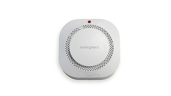 DETECTOR HUMO LOCAL, CON PILAS Y ALARMA EG-SH001 ENERGEEKS -