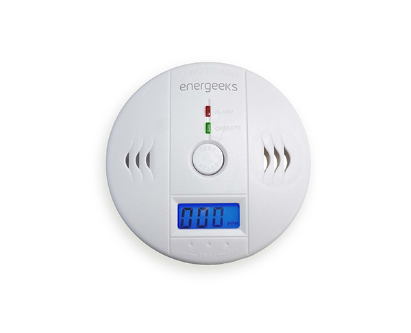 DETECTOR DE CO LOCAL CON PILAS Y SIRENA EG-SCO001 ENERGEEKS -