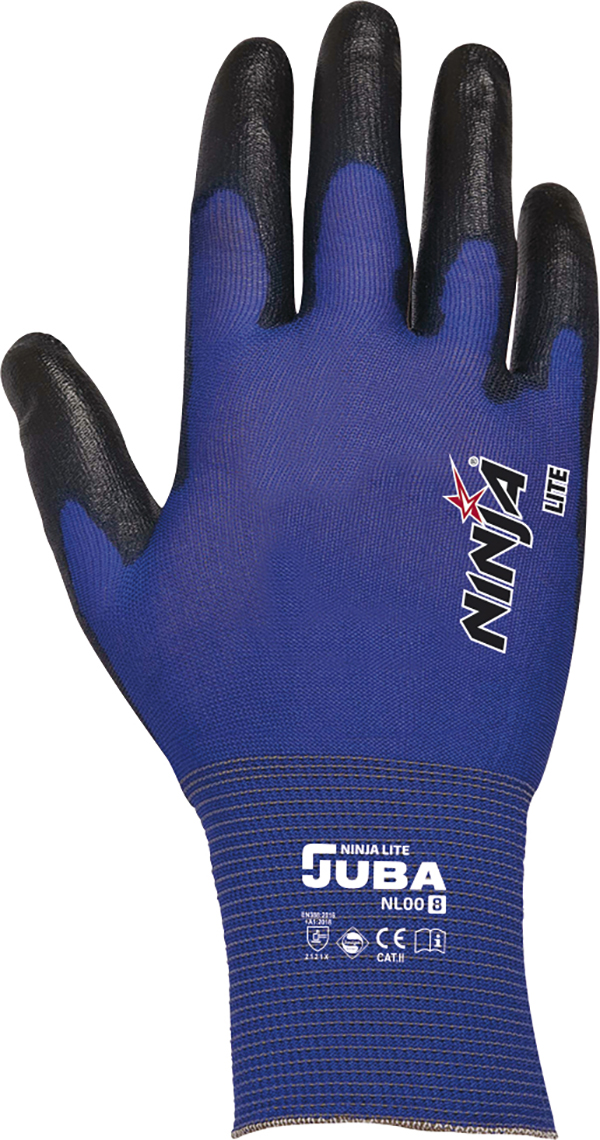 GUANTE NYLON PU. PALMA NL00 NINJA T.7