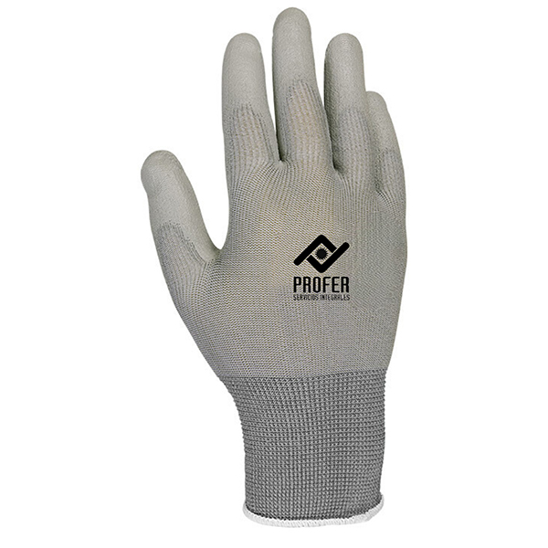 GUANTE PU GRIS B/6 PT1962_GRANEL PROFER TOP T.8