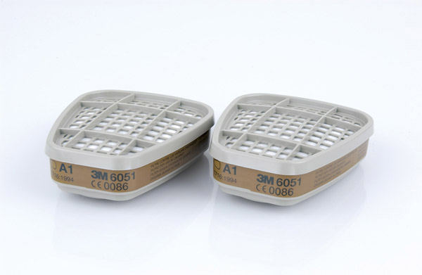 FILTRO QUIMICO A1 C/4 PARES 6051 3M -