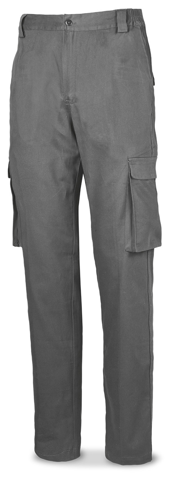 PANTALON STRETCH BASICO GRIS 588-PBSG MARCA 58