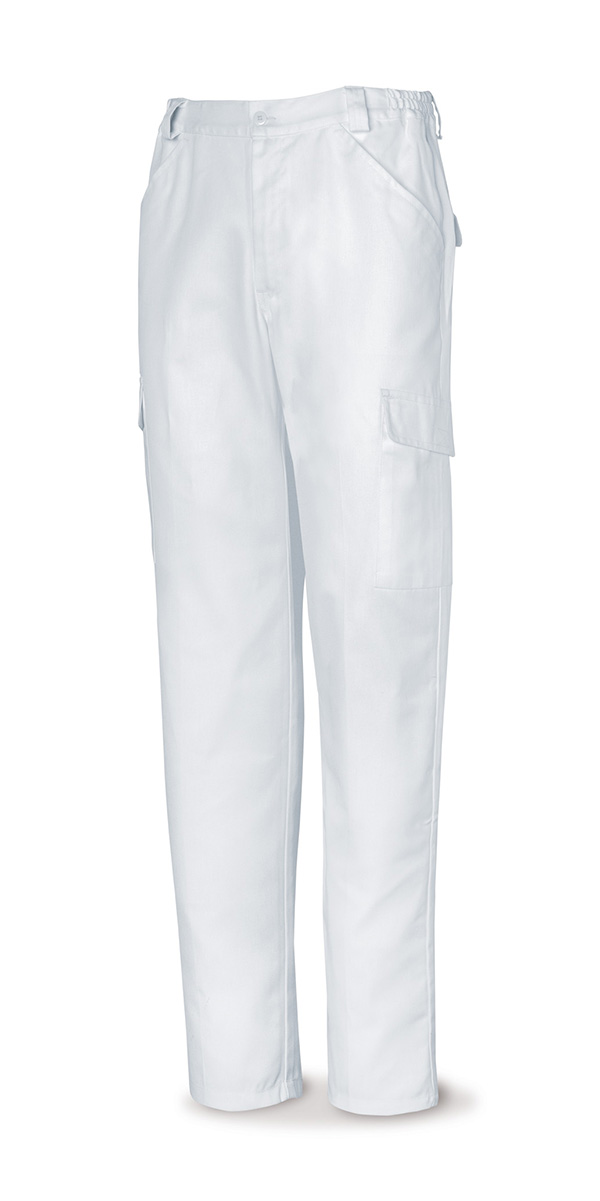 PANTALON TERGAL MULTIBOL BLANCO 388-PBL MARCA 44