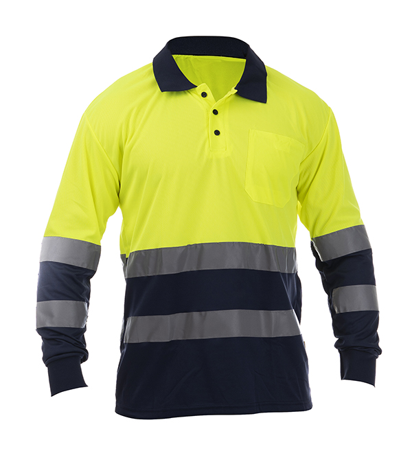 POLO AV M/LARGA AMARILLO/AZUL HV POLO L/S OCEAN XL