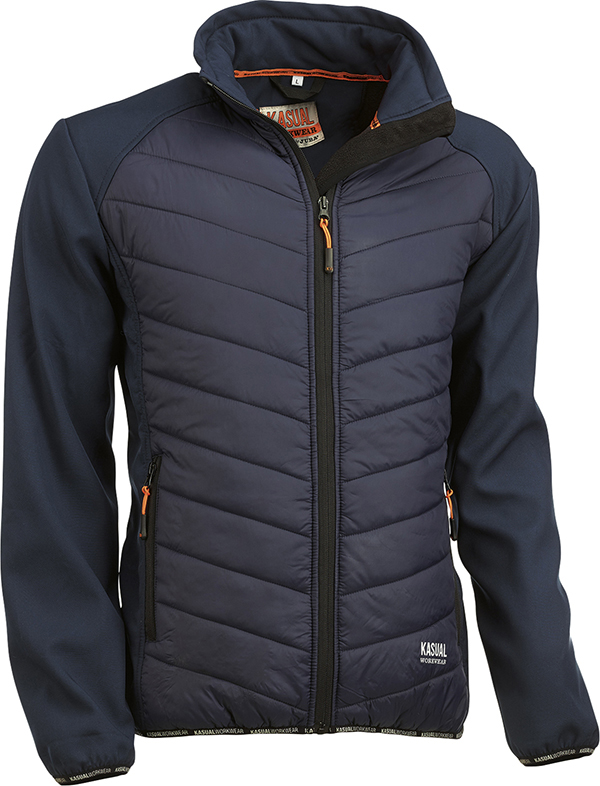 CHAQUETA CORTAVIENTO ACOLCHAD 2894 AZUL JUBA KASUAL L