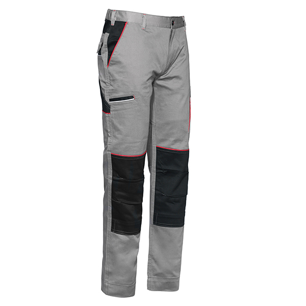 PANTALON STRETCH MULTIBOLSILLO BOOM 9030B GRIS STARTER XL