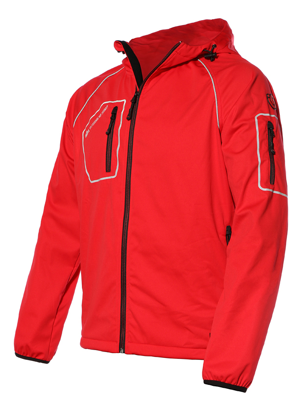 CHAQUETA SOFTSHELL POLIEST ROJ 04514B THINY L