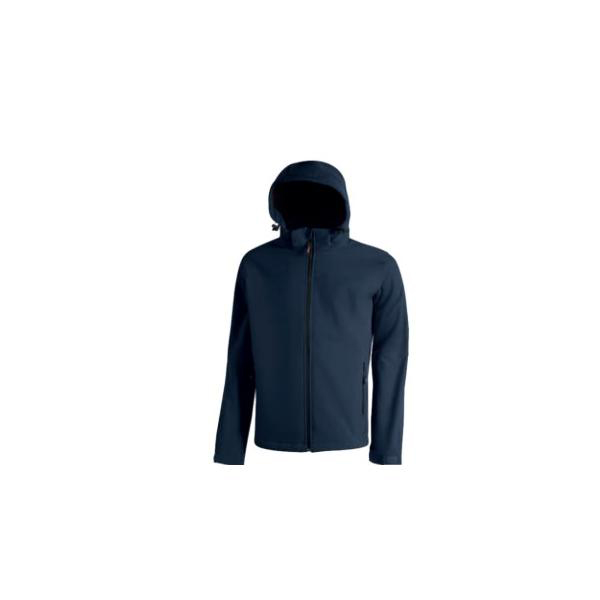 CHAQUETA SOFTSHELL AZUL KYRA CY289WB U-POWER XL