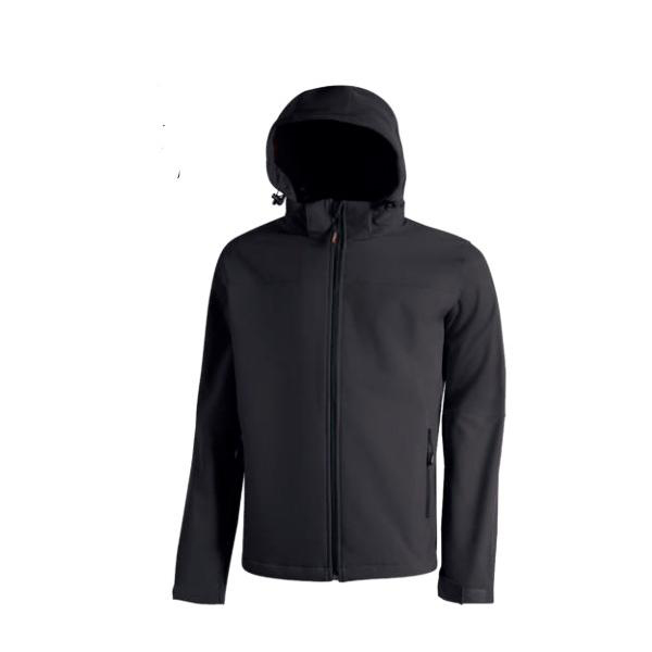CHAQUETA SOFTSHELL NEGRA KYRA CY289BC U-POWER XL