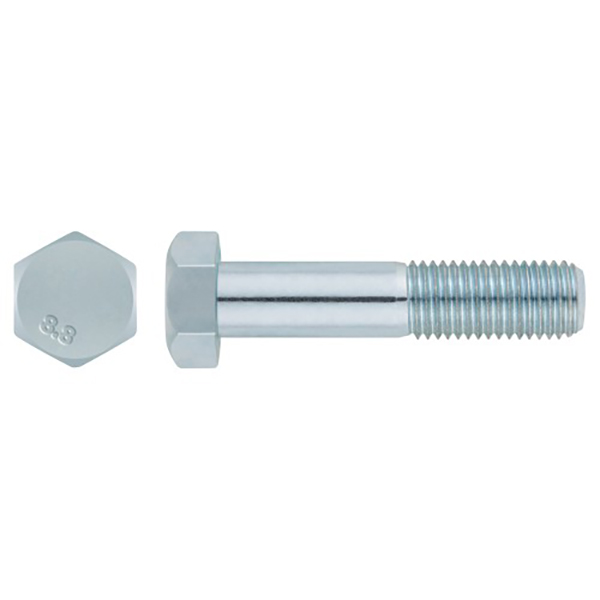 TORNILLO C/HEXAG DIN931 8.8 ZN C/200 CHAVESBAO M6X40
