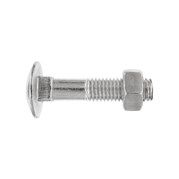 TORNILLO DIN603+TUERCA 934 ZN C/200 INDEX M6X40