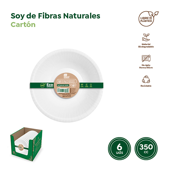 BOL DESECHAB CARTON BCO B/6 30116FM MAXI-ECO 350 CM3