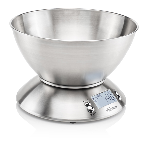 BALANZA COCINA INOX KW-2436 TRISTAR 5 KG