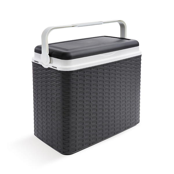 NEVERA EFECTO RATTAN ANTRACITA 689510 GLOBAL BOSQ 24 L